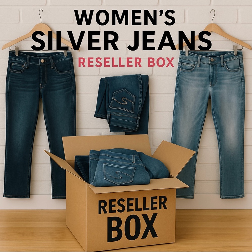 Reseller Mystery Box Silver Jeans‎ 4 Pairs for 50$ Excellent Condition!!